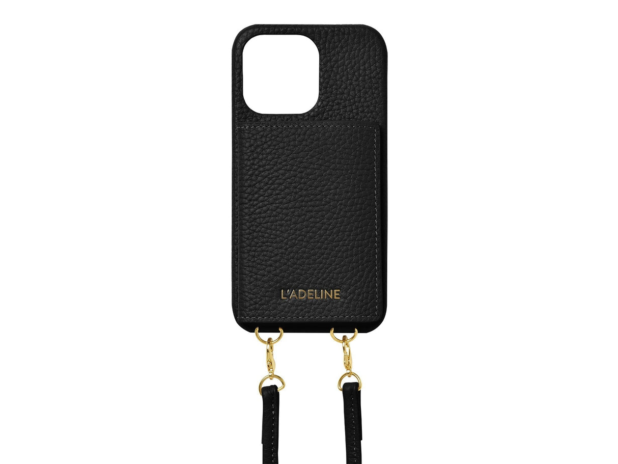 LADELINE Shoulder Strap 4Cards Case iPhone12 Pro