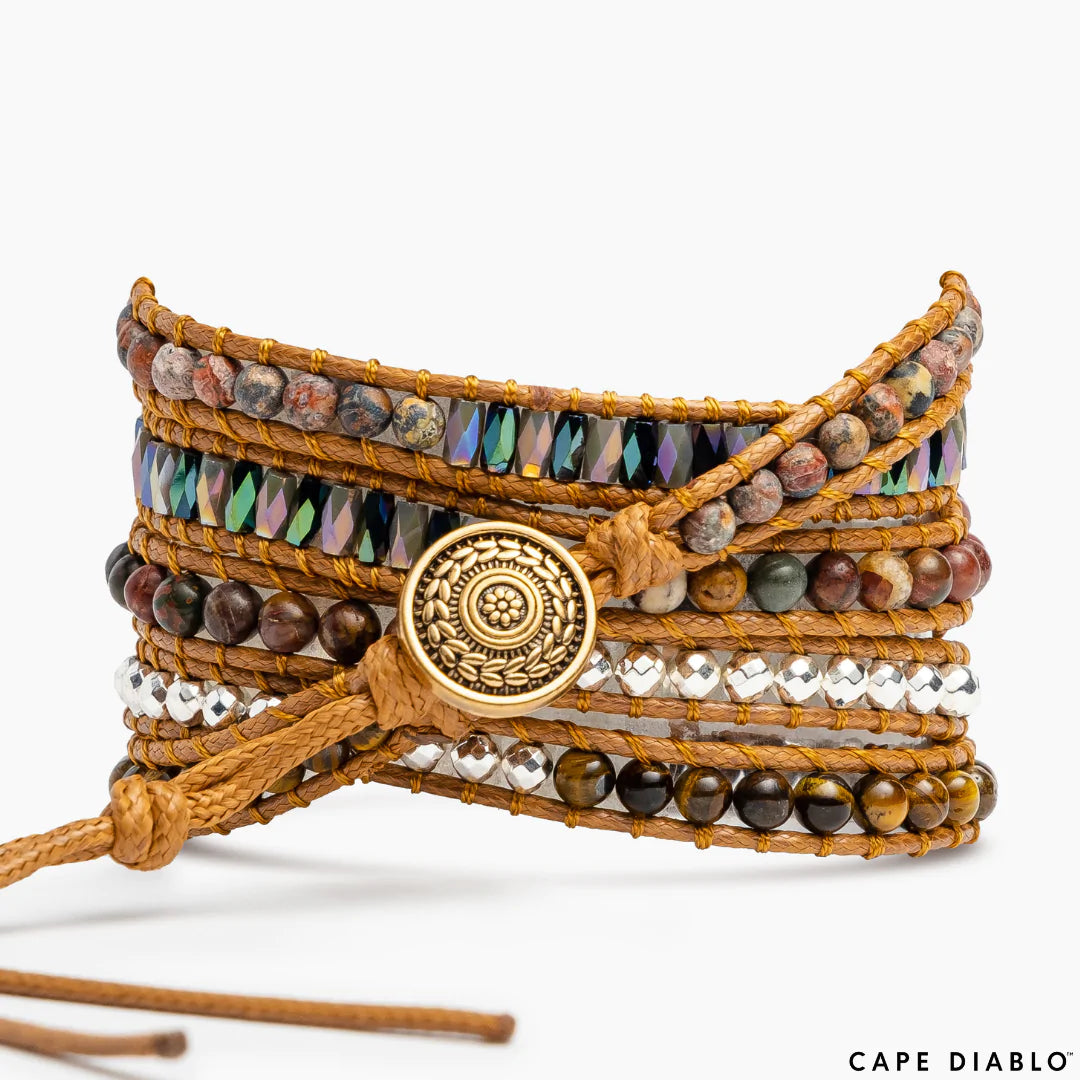 CAPE DIABLO タイガーズアイロイヤルアップルウォッチストラップ(CDAW0025/41)