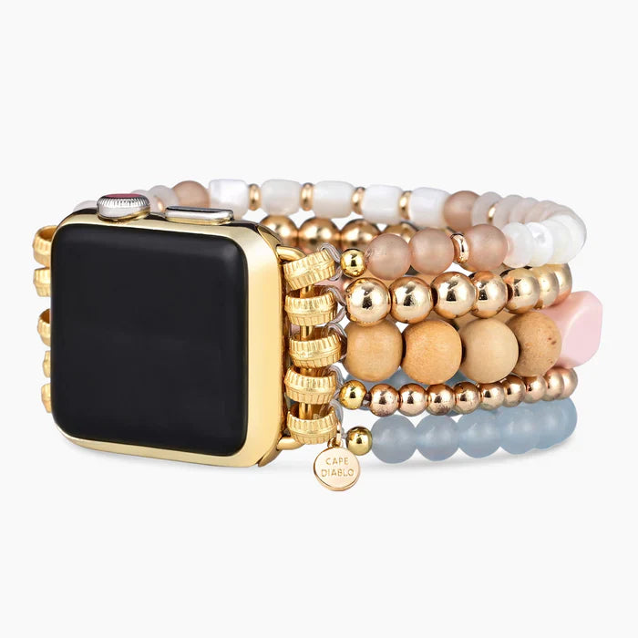 CAPE DIABLO アプリコット ミスト ストレッチ Apple Watch ストラップ(CDAW0095S/41)