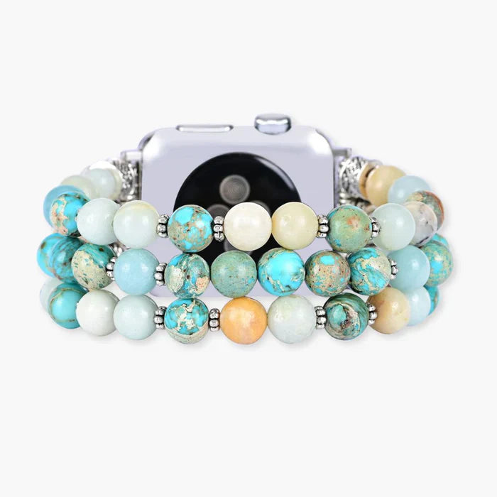 CAPE DIABLO アマゾン ブルー オーシャン ストレッチ Apple Watch ストラップ(CDAW0102S/41)