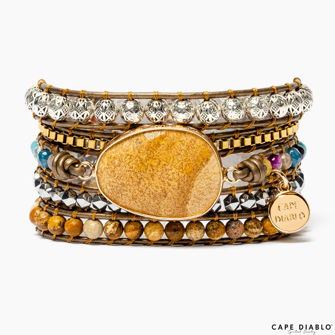 CAPE DIABLO アースヒーリングエナジーラップブレスレット(CDBL0032)