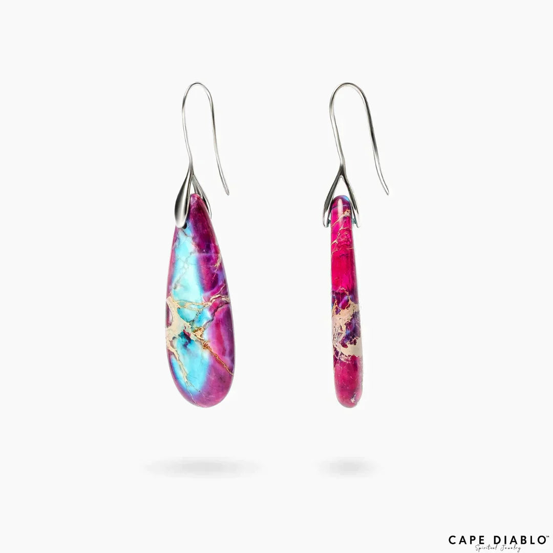 CAPE DIABLO チベットエナジージャスパーピアス(CDER0005)