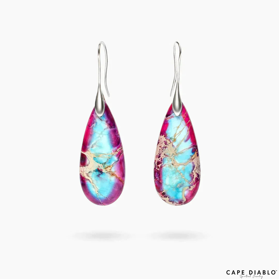 CAPE DIABLO チベットエナジージャスパーピアス(CDER0005)