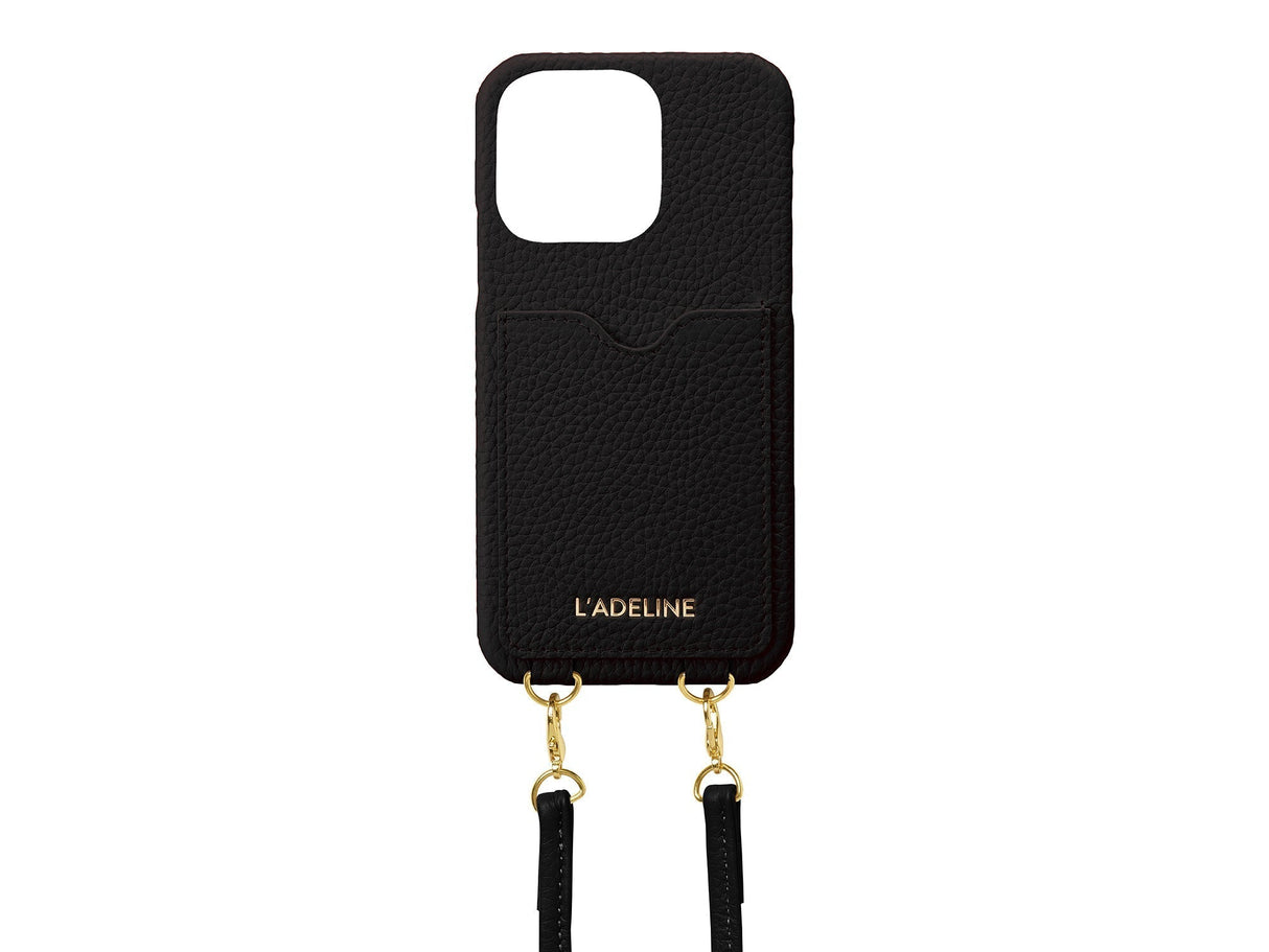 LADELINE Shoulder Strap Card Case iPhone15 Pro