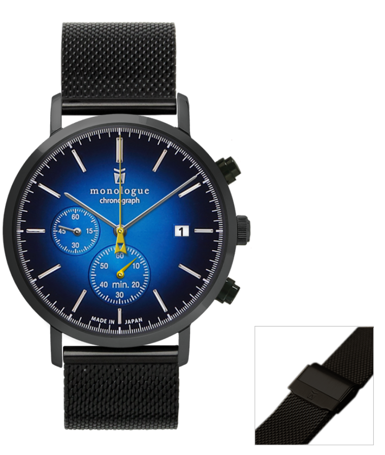 monologue ブルーグラデーション クロノグラフ mw40104a08d39bgm014c-20