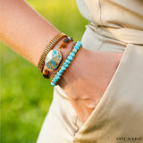 CAPE DIABLO ターコイズカーミングエナジーラップブレスレット(CDBL0022)