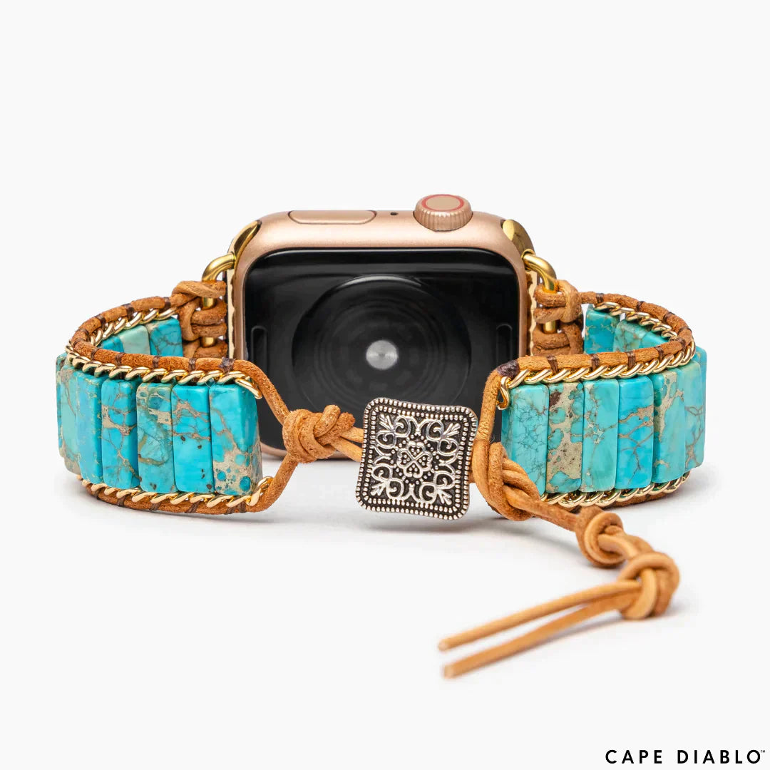 CAPE DIABLO ネイティブターコイズプロテクションアップルウォッチストラップ(CDAW0016/41)