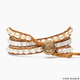 CAPE DIABLO グレイスフルパールフレッシュウォーターアップルウォッチストラップ(CDAW0026/41)