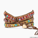 CAPE DIABLO チェリーエンペラージャスパーアップルウォッチストラップ(CDAW0028/41)