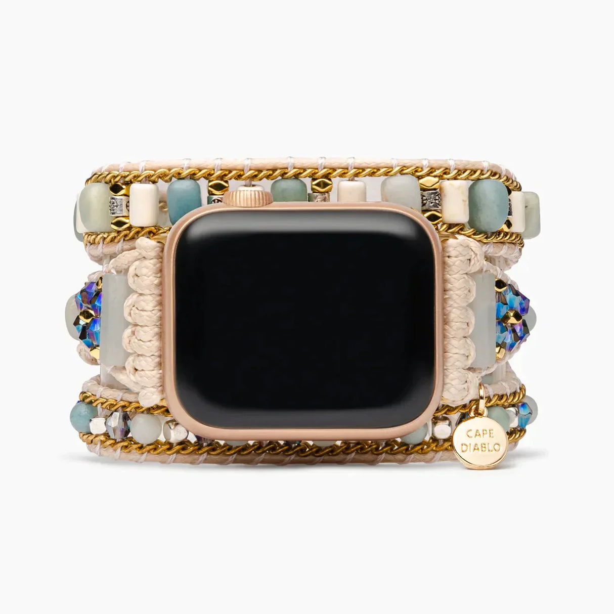 CAPE DIABLO ルーシットアマゾナイトアップルウォッチストラップ(CDAW0037/41)