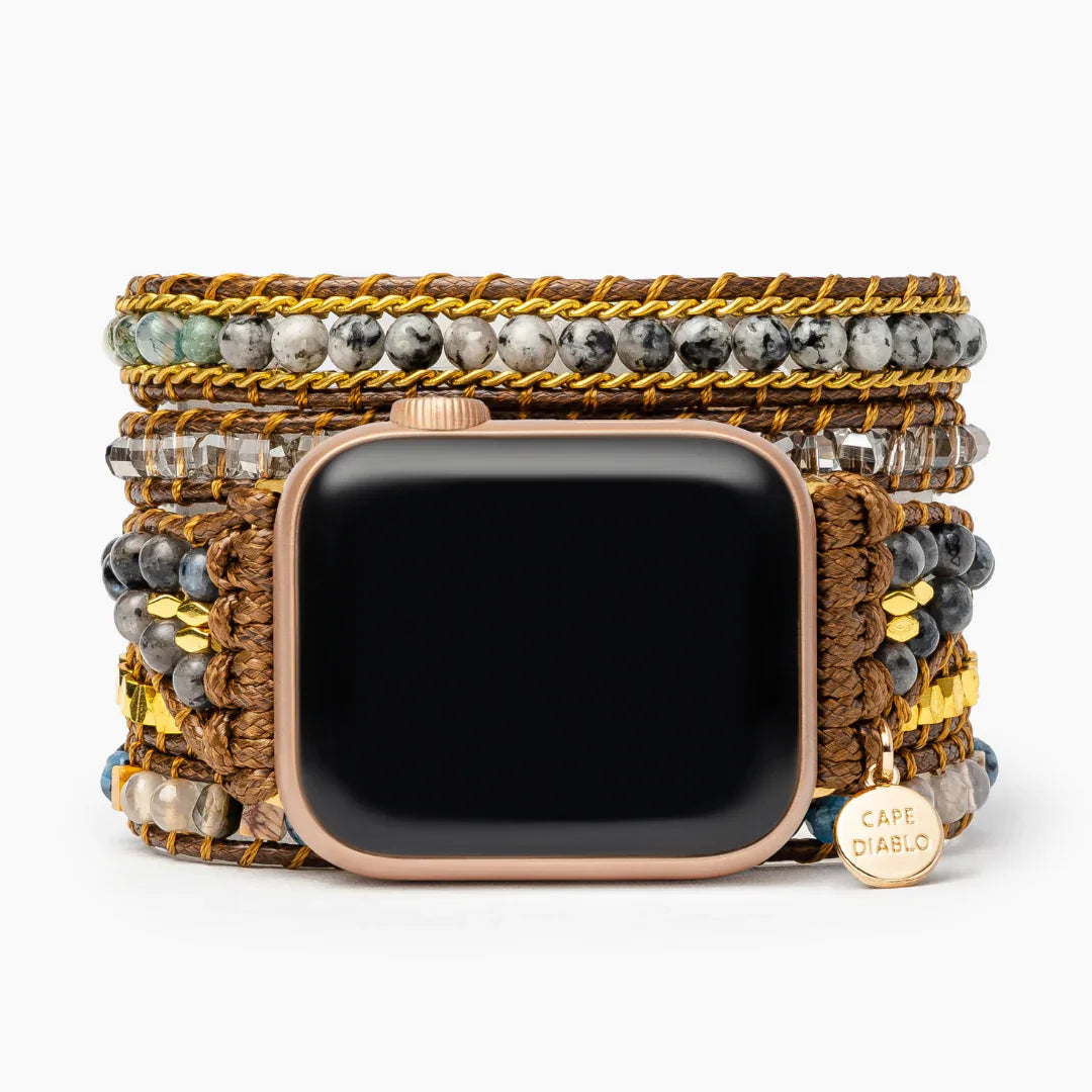 CAPE DIABLO エーテルラブラドライトアップルウォッチブレスレット(CDAW0040/41)