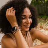 CAPE DIABLO ヒーリングピンクトルマリンアップルウォッチストラップ(CDAW0043/41)