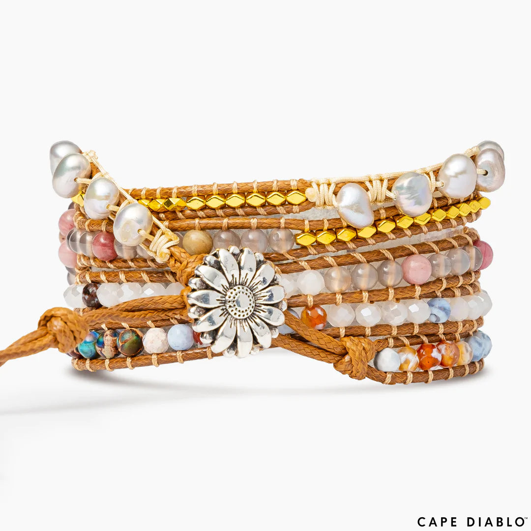 CAPE DIABLO ヒーリングピンクトルマリンアップルウォッチストラップ(CDAW0043/41)