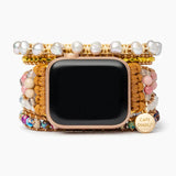 CAPE DIABLO ヒーリングピンクトルマリンアップルウォッチストラップ(CDAW0043/41)