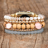 CAPE DIABLO アプリコット ミスト ストレッチ Apple Watch ストラップ(CDAW0095S/41)