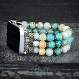 CAPE DIABLO アマゾン ブルー オーシャン ストレッチ Apple Watch ストラップ(CDAW0102S/41)