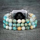 CAPE DIABLO アマゾン ブルー オーシャン ストレッチ Apple Watch ストラップ(CDAW0102S/41)