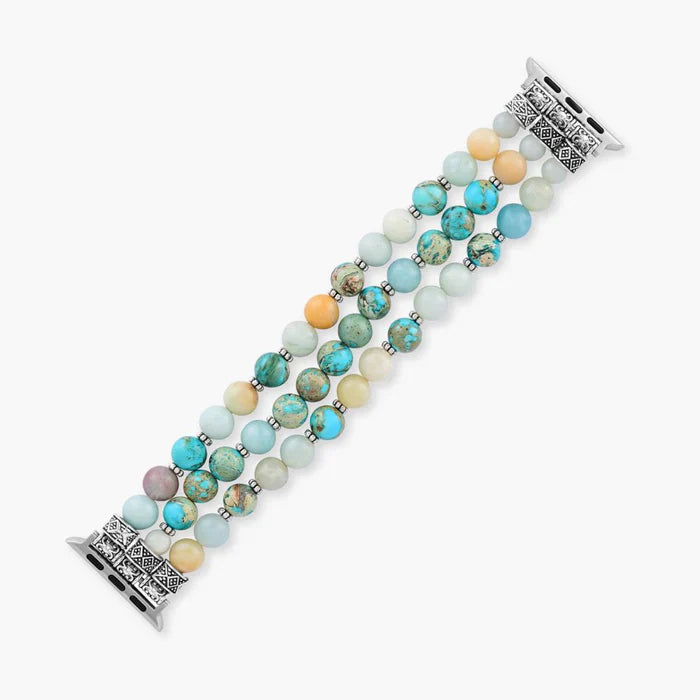 CAPE DIABLO アマゾン ブルー オーシャン ストレッチ Apple Watch ストラップ(CDAW0102S/41)