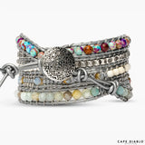 CAPE DIABLO ヒーリングターコイズプロテクションラップブレスレット(CDBL0002)