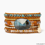 CAPE DIABLO ラブラドライトワンダラーラップブレスレット(CDBL0039)