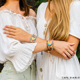 CAPE DIABLO ヒーリングチャクラハートラップブレスレット(CDBL0047)