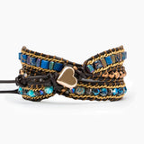 CAPE DIABLO ヒーリングソーダライトラップブレスレット(CDBL0165)