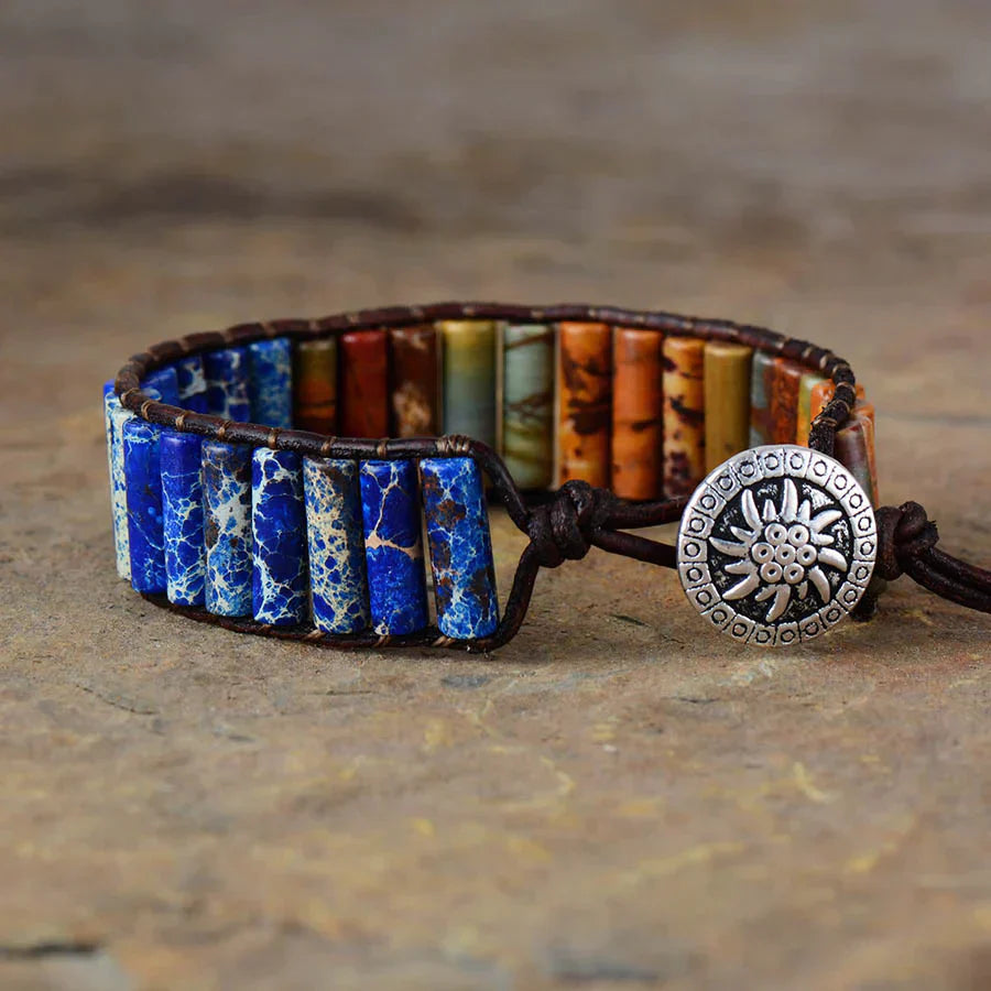 CAPE DIABLO メンズウォリアージャスパーブレスレット(CDBL0171)