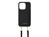 LADELINE Shoulder Strap 4Cards Case iPhone14 Pro