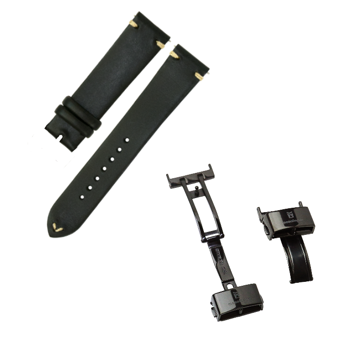 monologue イタリアンブッテーロレザー ウォッチストラップ