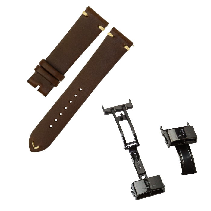 monologue イタリアンブッテーロレザー ウォッチストラップ