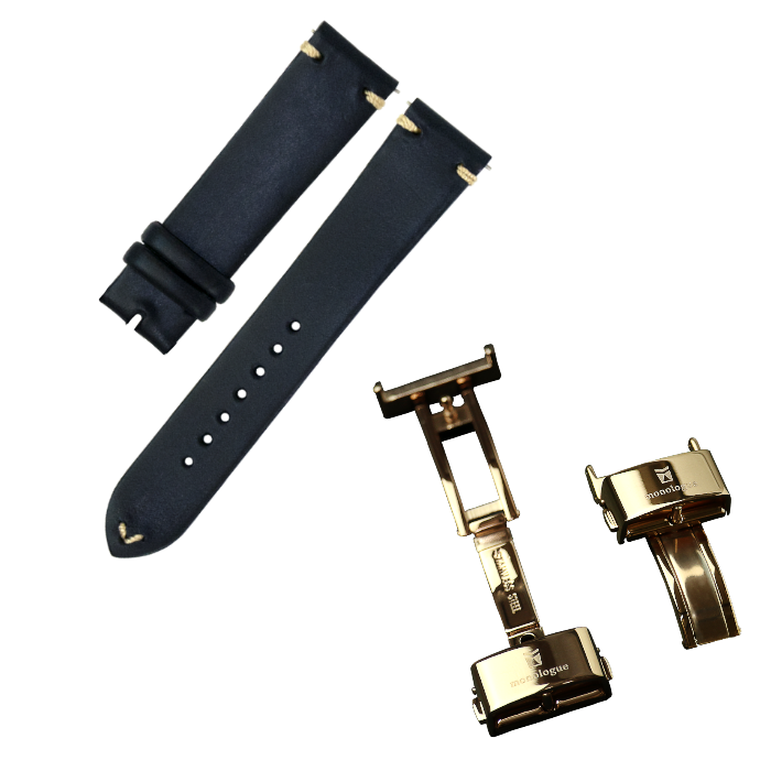 monologue イタリアンブッテーロレザー ウォッチストラップ