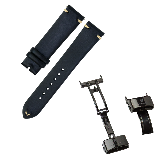 monologue イタリアンブッテーロレザー ウォッチストラップ