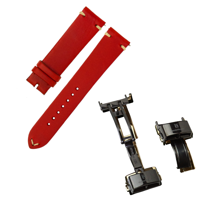 monologue イタリアンブッテーロレザー ウォッチストラップ