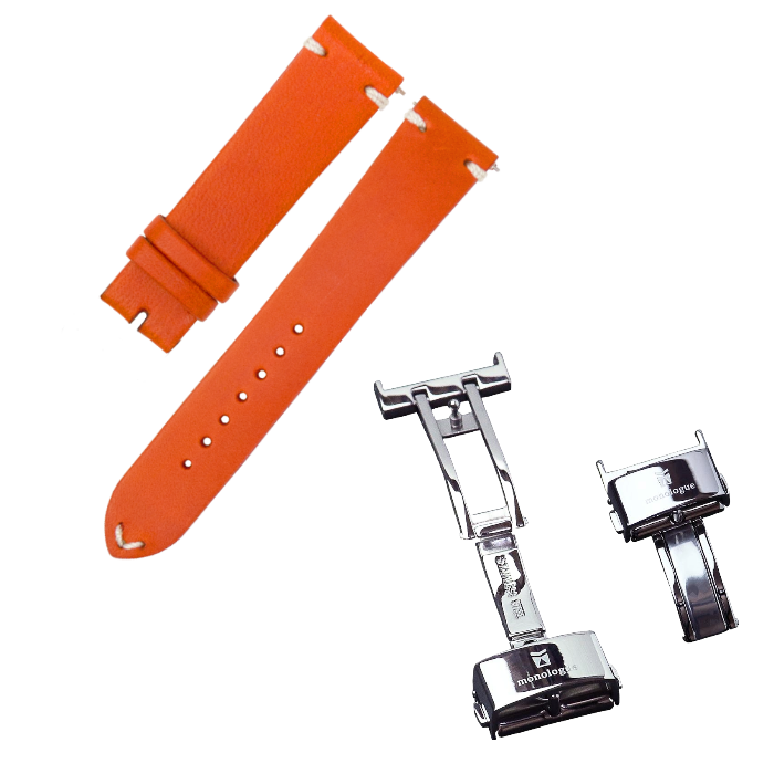 monologue イタリアンブッテーロレザー ウォッチストラップ