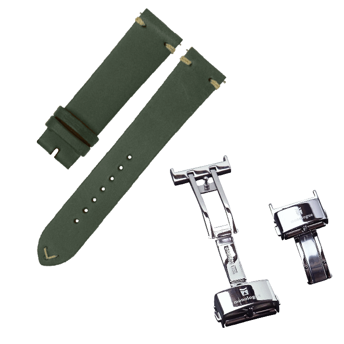 monologue イタリアンブッテーロレザー ウォッチストラップ