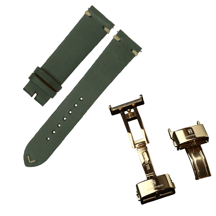 monologue イタリアンブッテーロレザー ウォッチストラップ