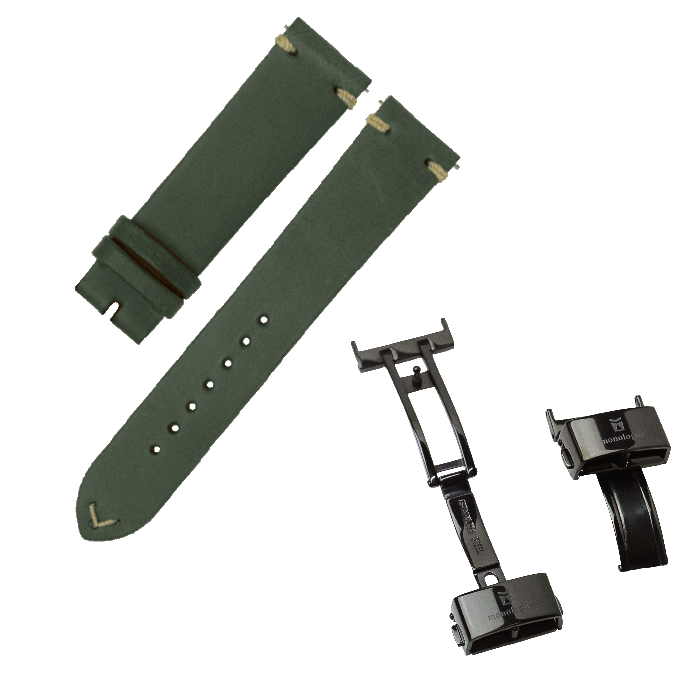 monologue イタリアンブッテーロレザー ウォッチストラップ