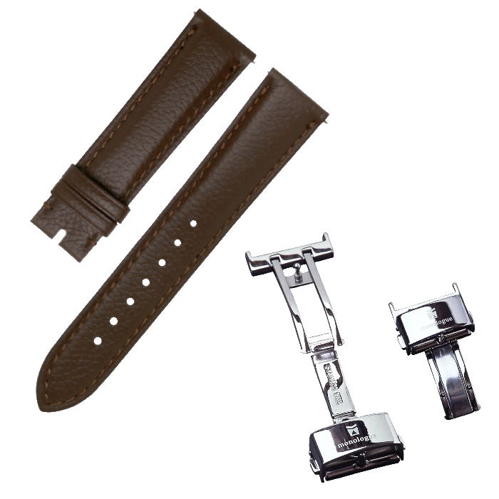 monologue シュリンクカーフレザー ウォッチストラップ