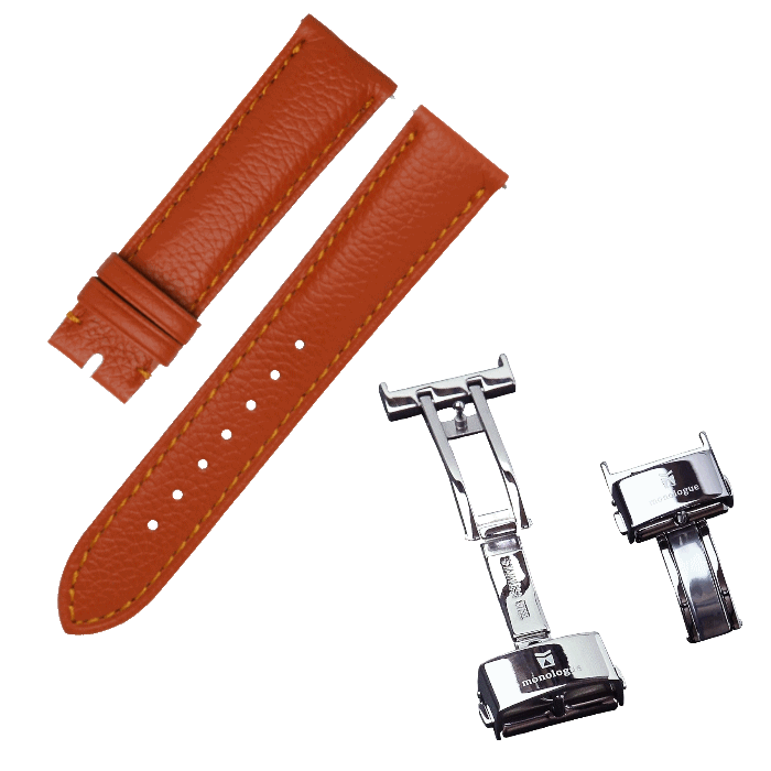 monologue シュリンクカーフレザー ウォッチストラップ