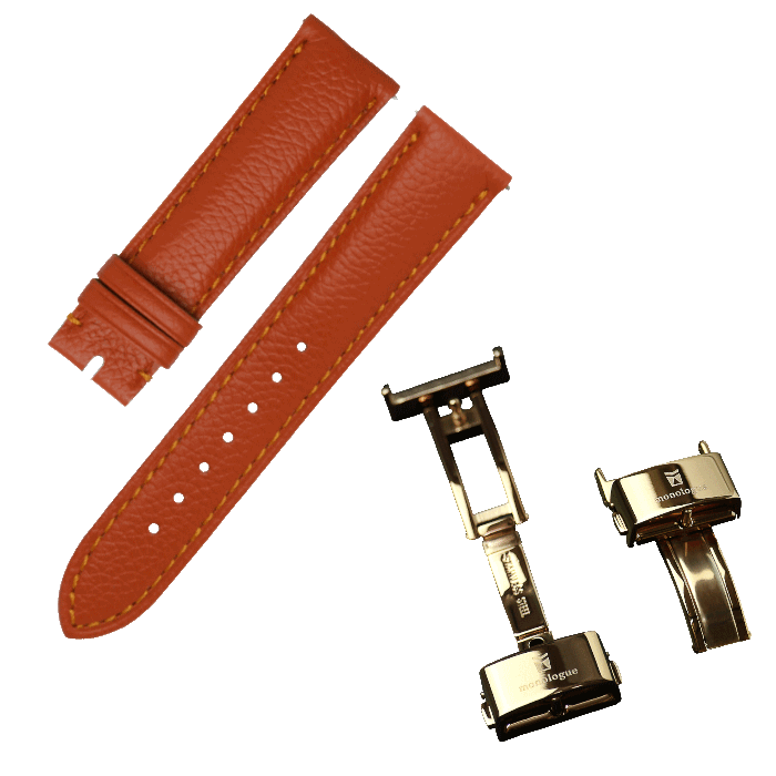 monologue シュリンクカーフレザー ウォッチストラップ