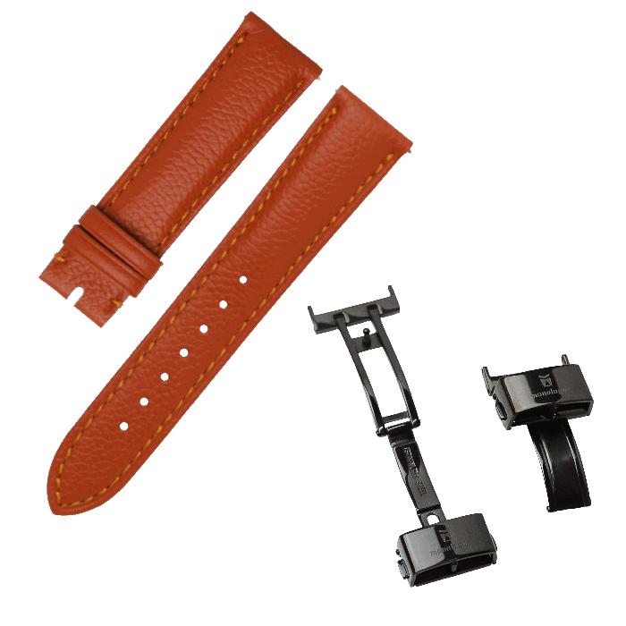 monologue シュリンクカーフレザー ウォッチストラップ