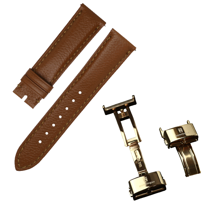 monologue シュリンクカーフレザー ウォッチストラップ