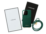 LADELINE Shoulder Strap Card Case iPhone14 Pro
