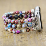 CAPE DIABLO インテンス ジャスパー ストレッチ Apple Watch ストラップ(CDAW0086)