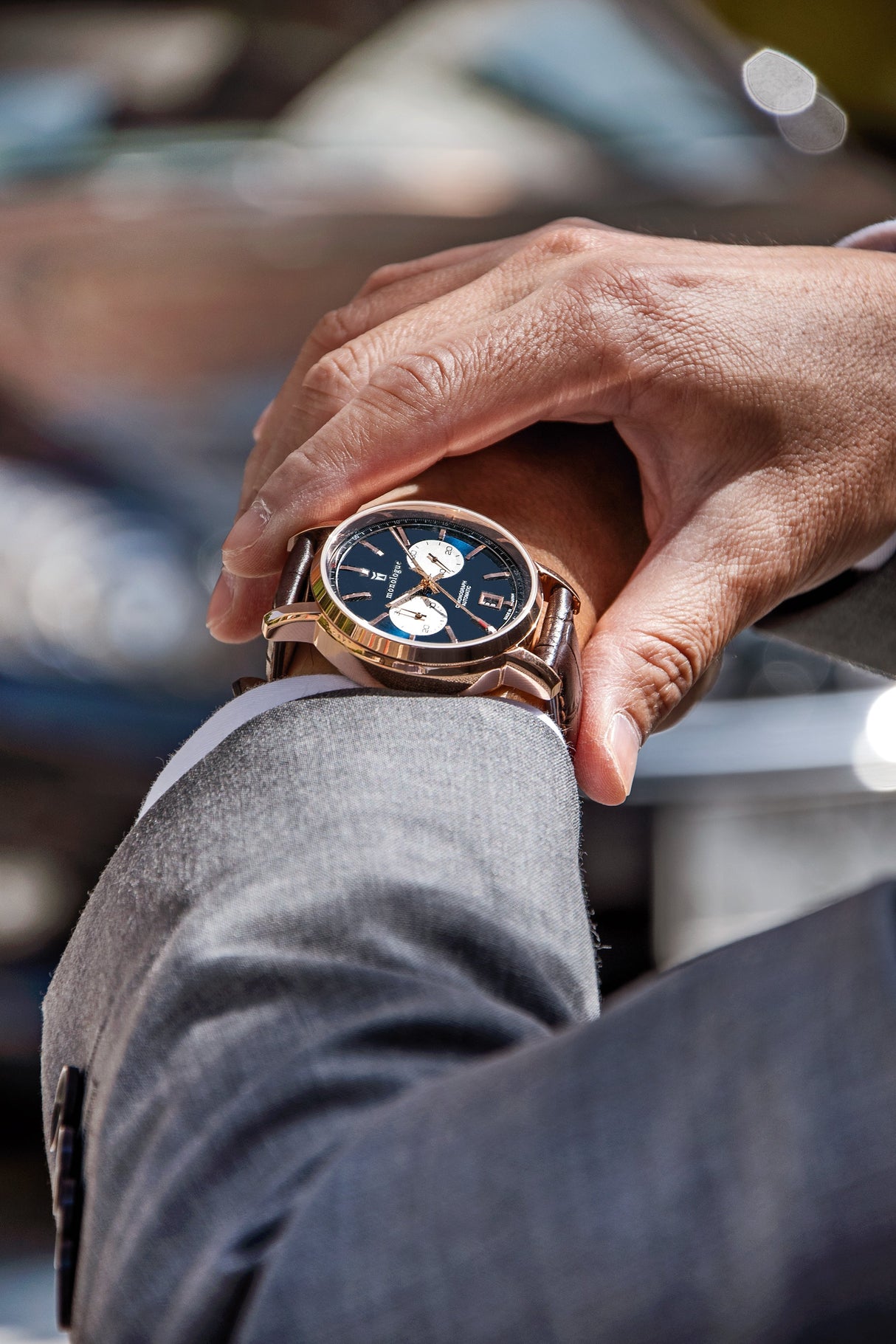 monologue オートマチッククロノグラフ mw42004a01d02bmb001-20c