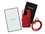 LADELINE Shoulder Strap Card Case iPhone13 Pro
